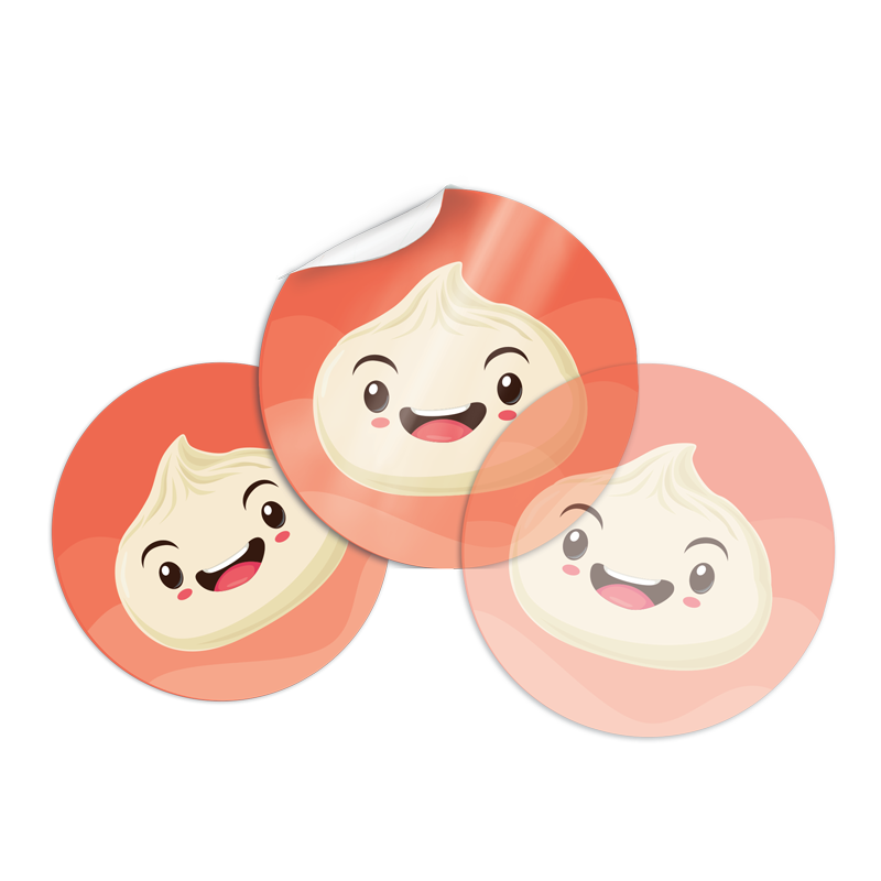 Sticker Print with Cut Botak Sign