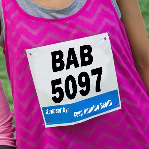 running bib