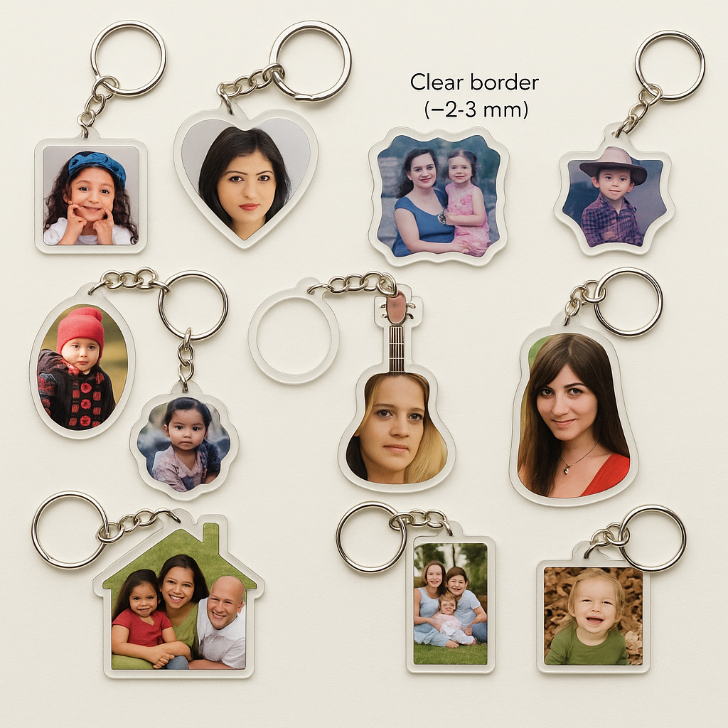 Custom Printing Acrylic Key Chain
