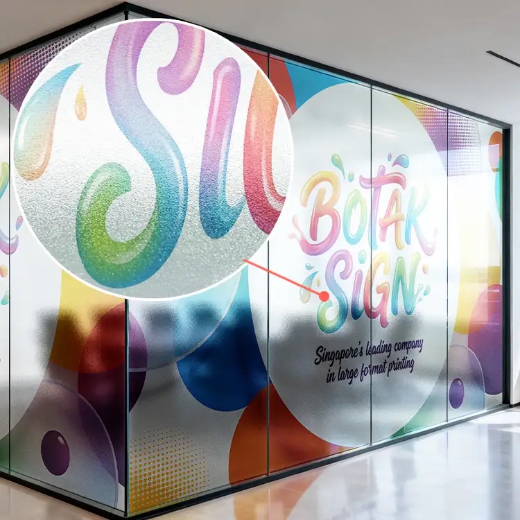 Premium Windows Frosted Stickers