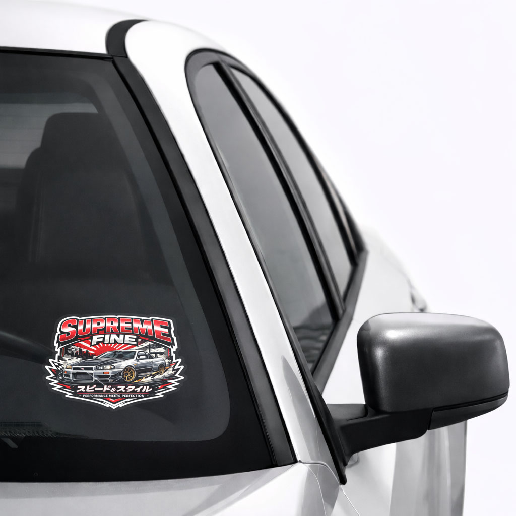 Supreme Fine Static Decal