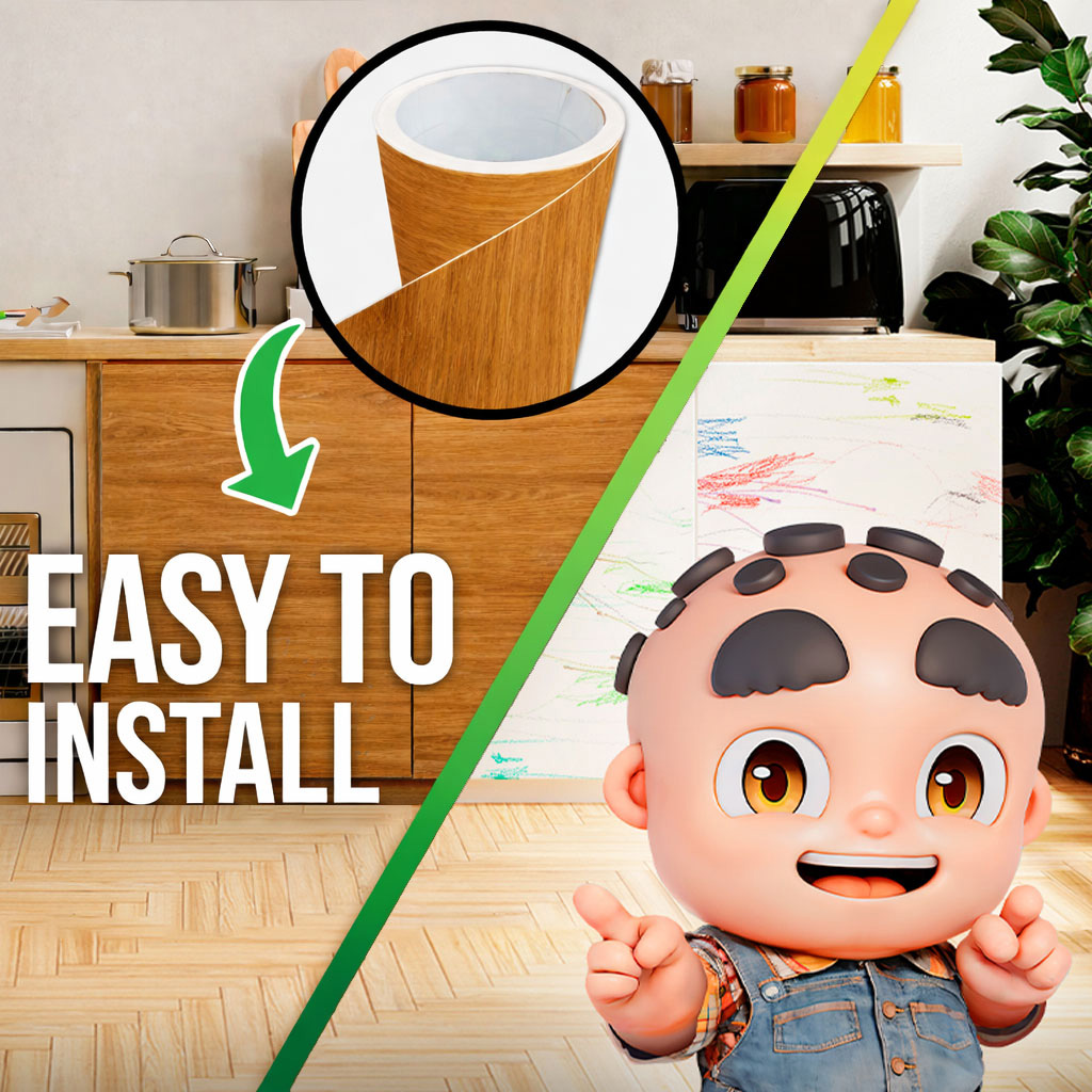 Printable Wood Grain Stickers