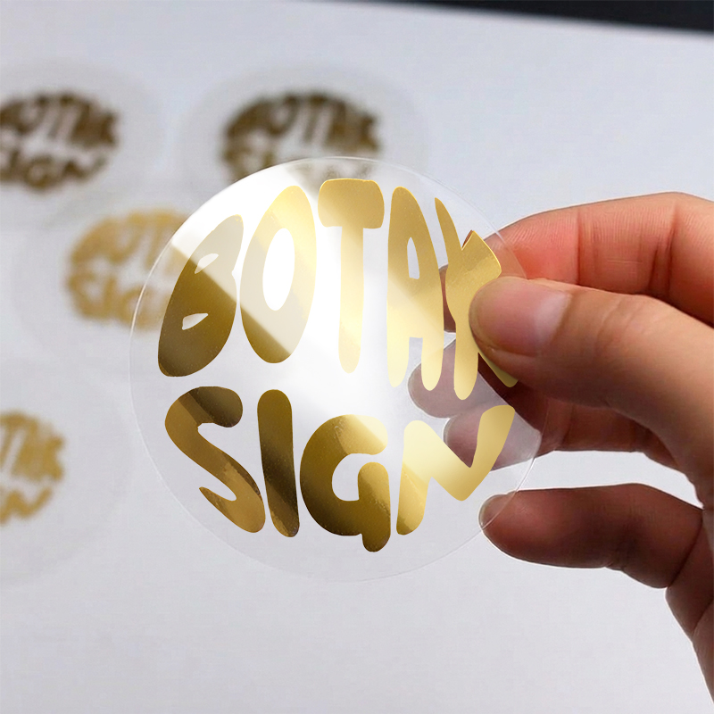 Chrome Only Label Sticker