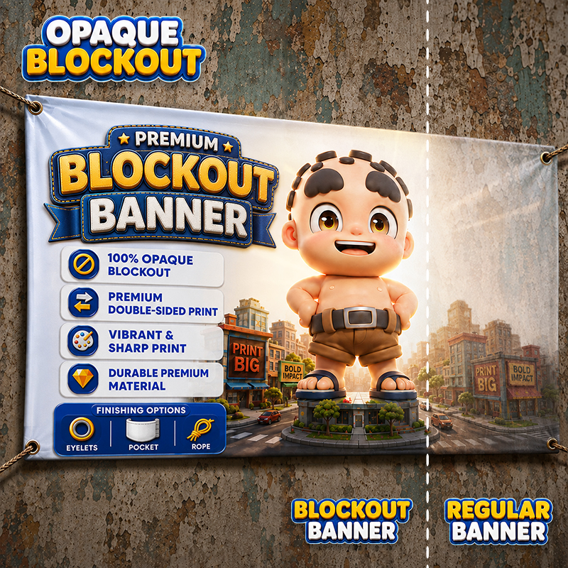 Premium Blockout Banner
