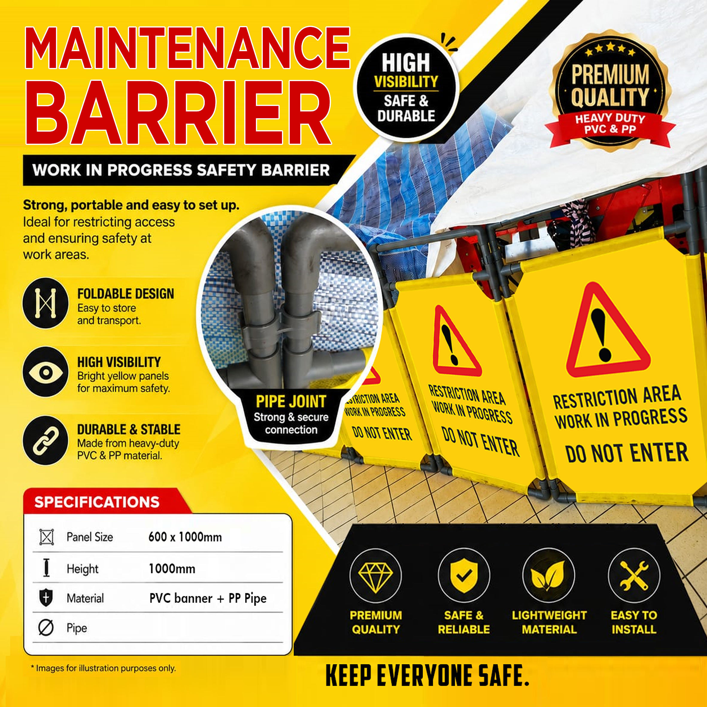 Maintenance Barrier