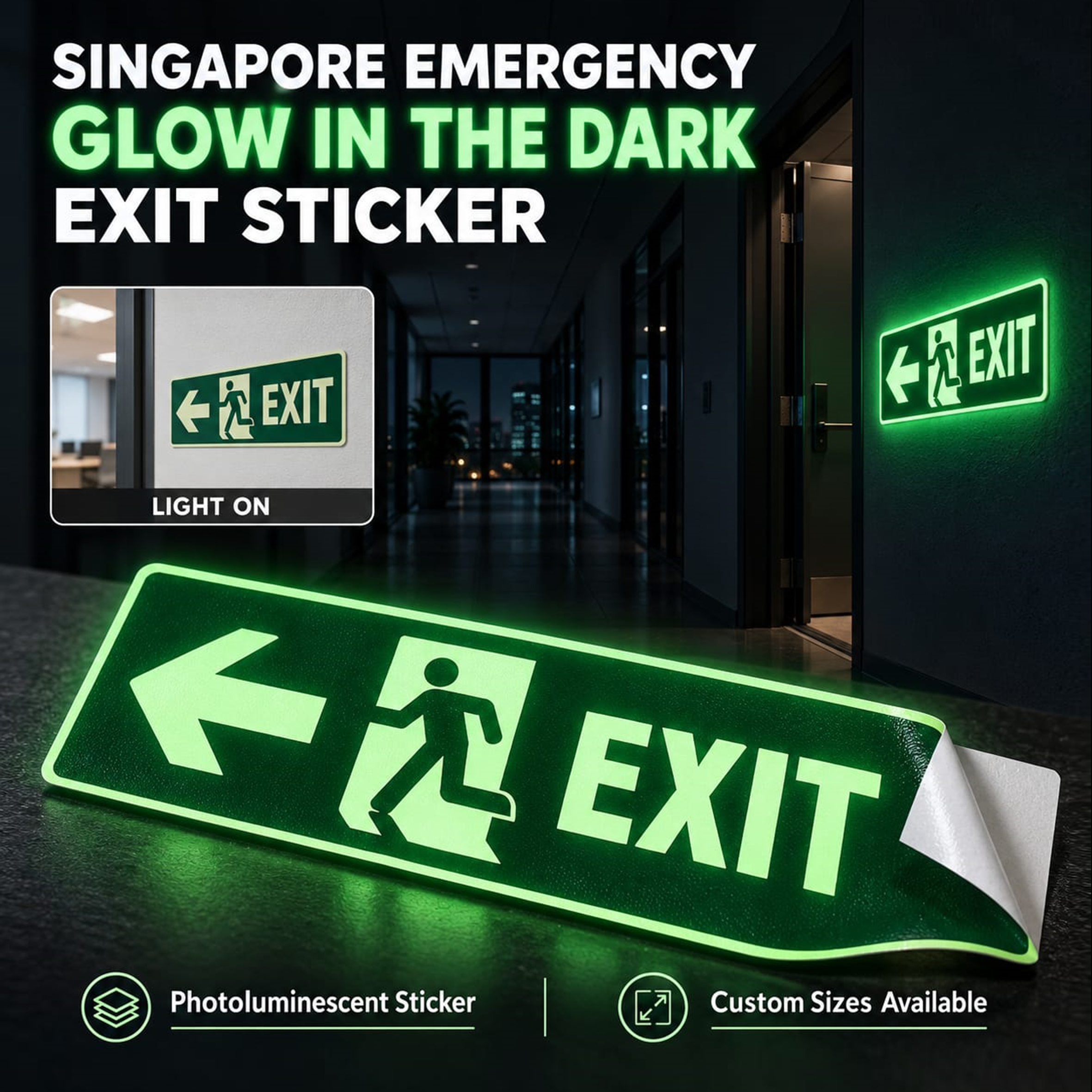Glow In The Dark Signages